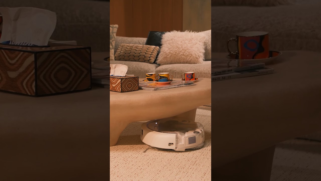 How DJI ROMO Cleans Corners and Desk Legs