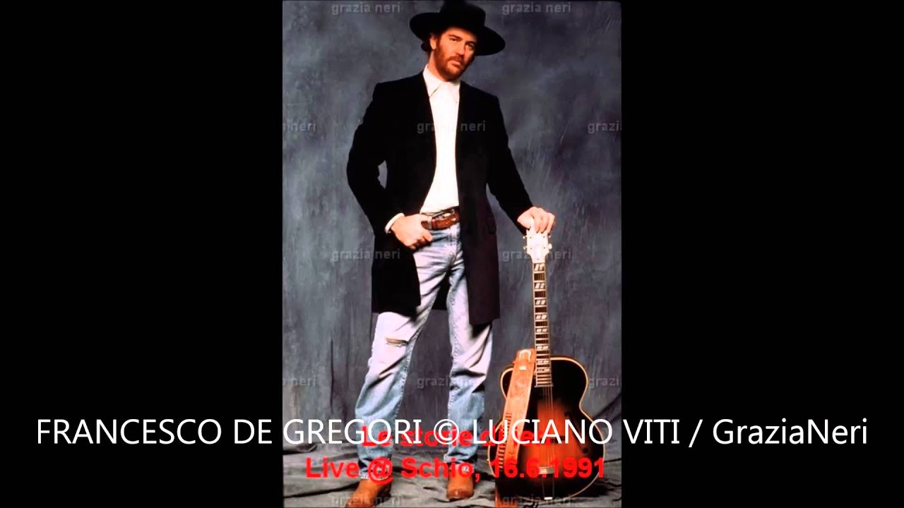 Francesco De Gregori - Le storie di ieri (Live @ Schio, 16.6.1991)