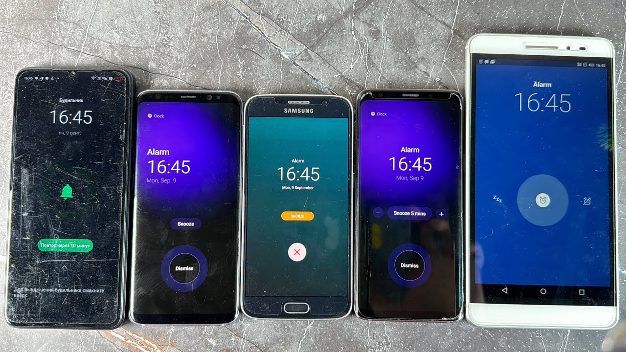 Infinix Alarm Clock Lenovo 770m & Thre Samsung Galaxy S6/S7 +S9