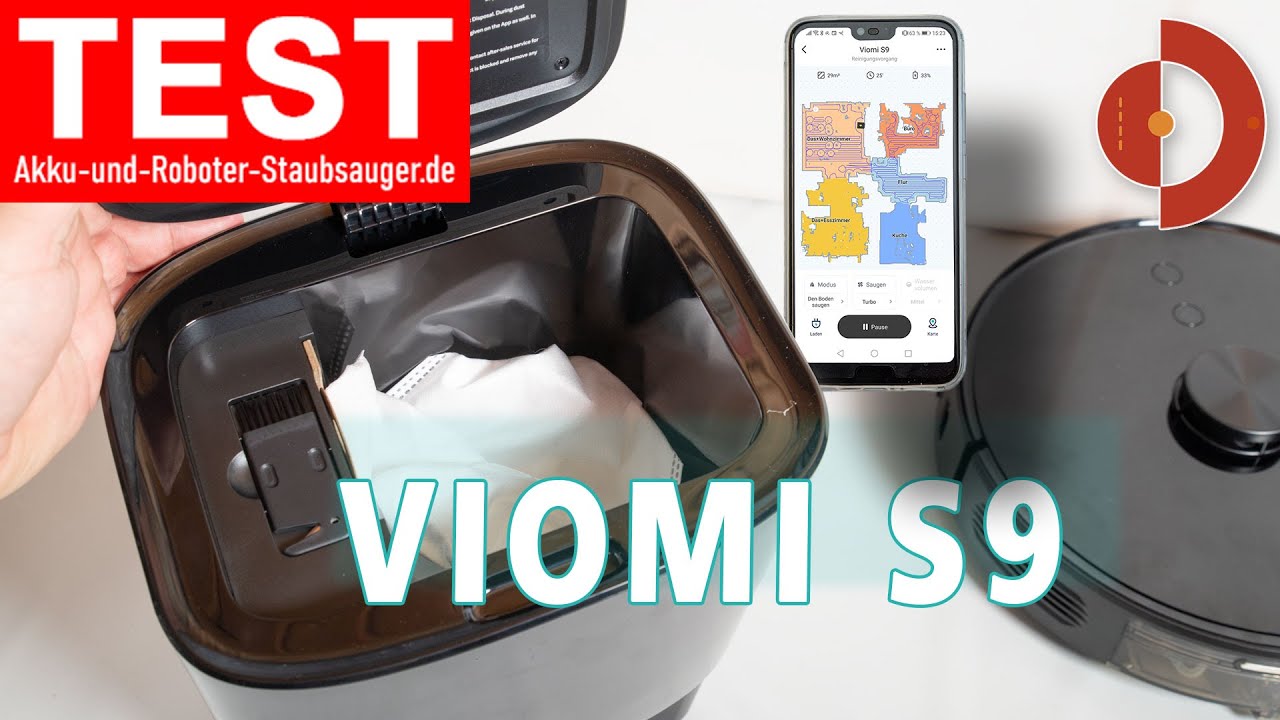 Viomi S9 Test Deutsche-Version - Günstiger Saugroboter mit Absaugstation [ Saugroboter Test]