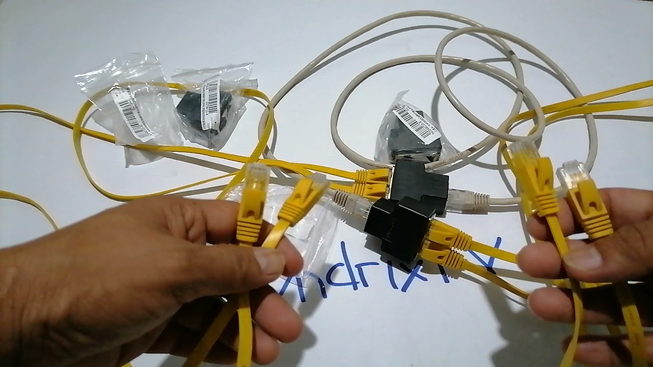 Single UTP 2 PC NO Switch Hub Router | Unbox Review RJ45 Splitter