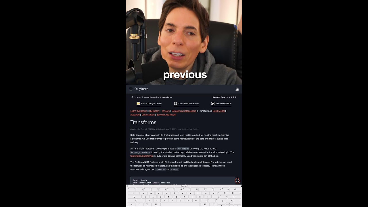 pytorch tutorials