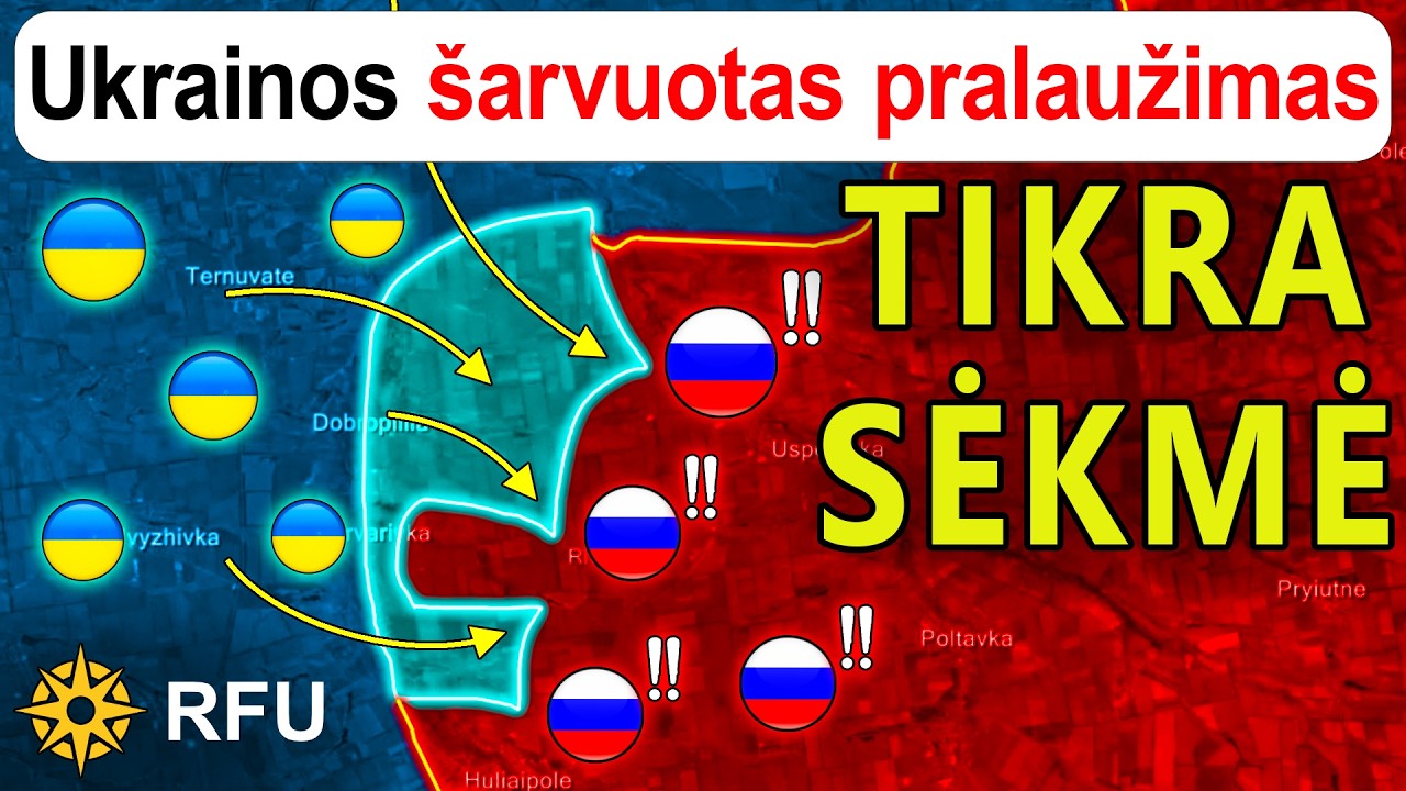Gilus prasiveržimas: ukrainiečiai triuškina rusų gynybą ties Guliaipole | RFU News