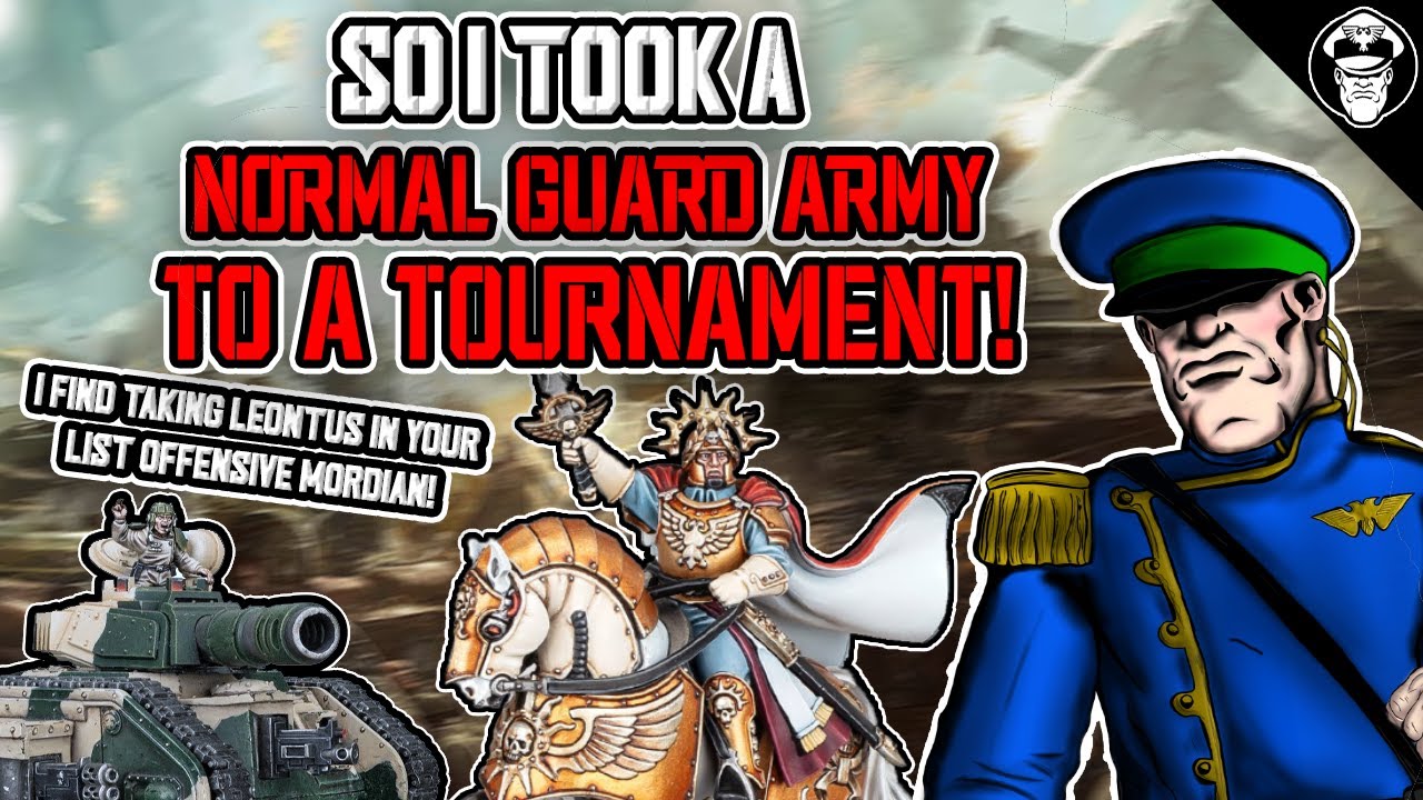 So I took a Normal Guard Army to a Tournament... | Tournament After Action Report | Warhammer 40,000