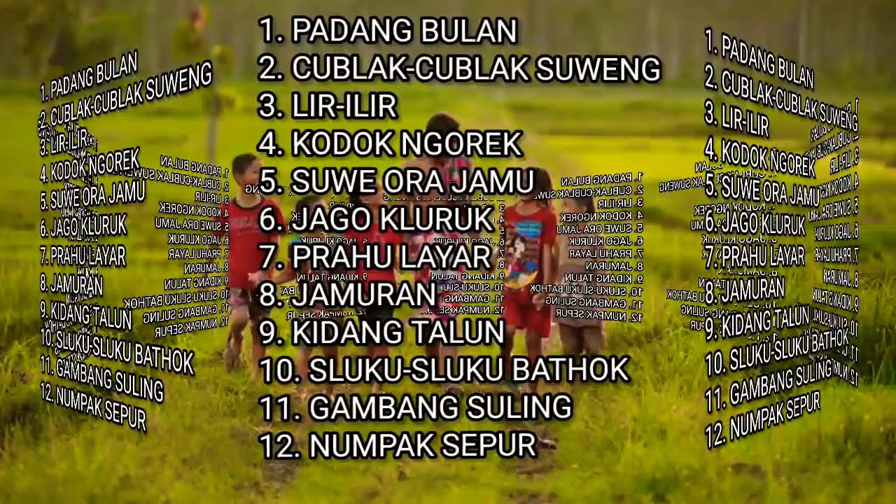 KUMPULAN LAGU  DOLANAN JAWA TERPOPULER||TEMBANG JAWA