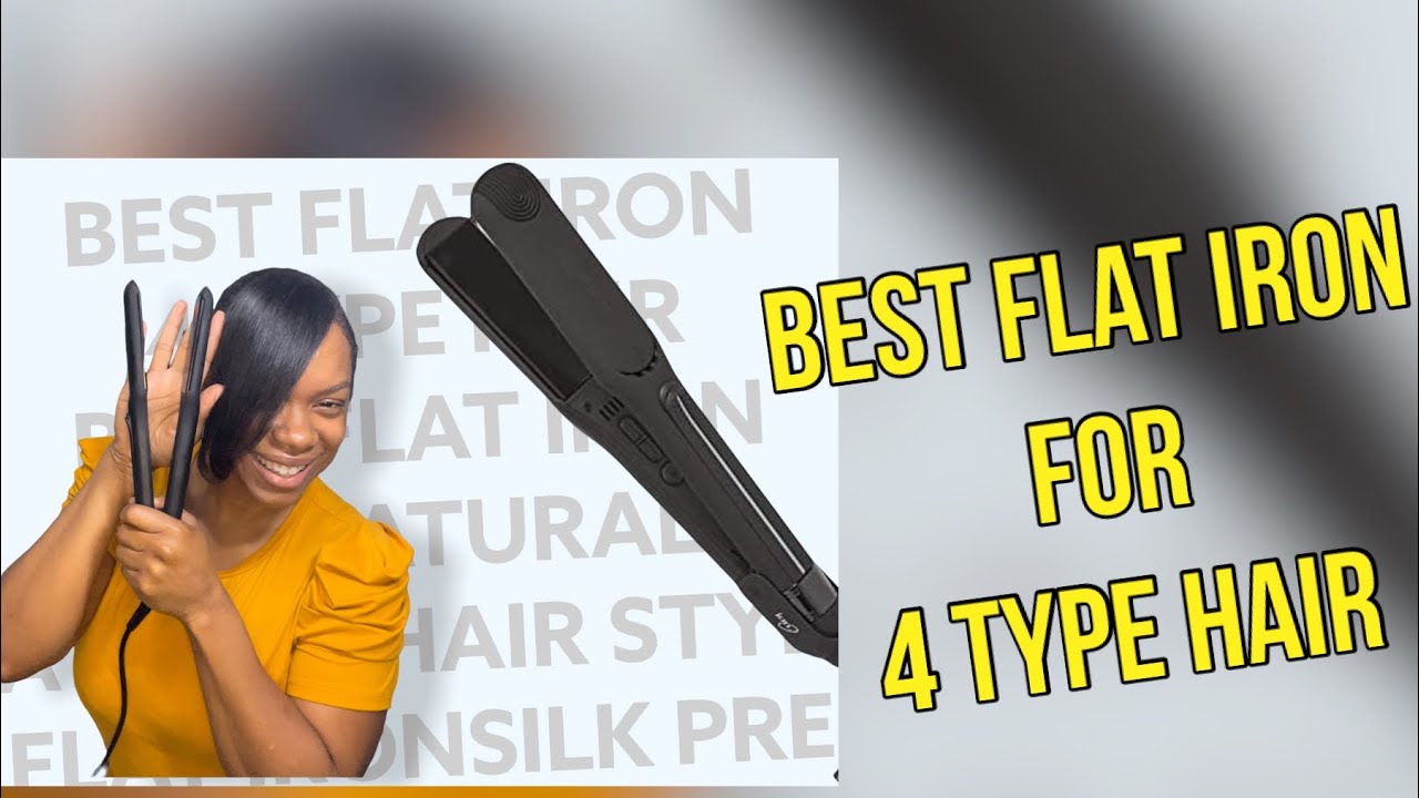 Best Flat Iron for 4 Type Natural Hair | Ion Magnesium Pro | Silk Press Natural Hair (Review)