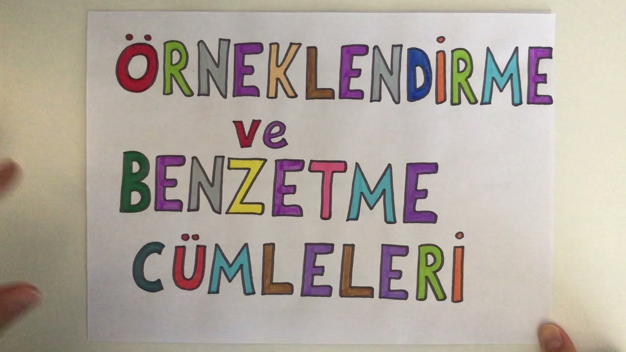 Örneklendirme ve Benzetme