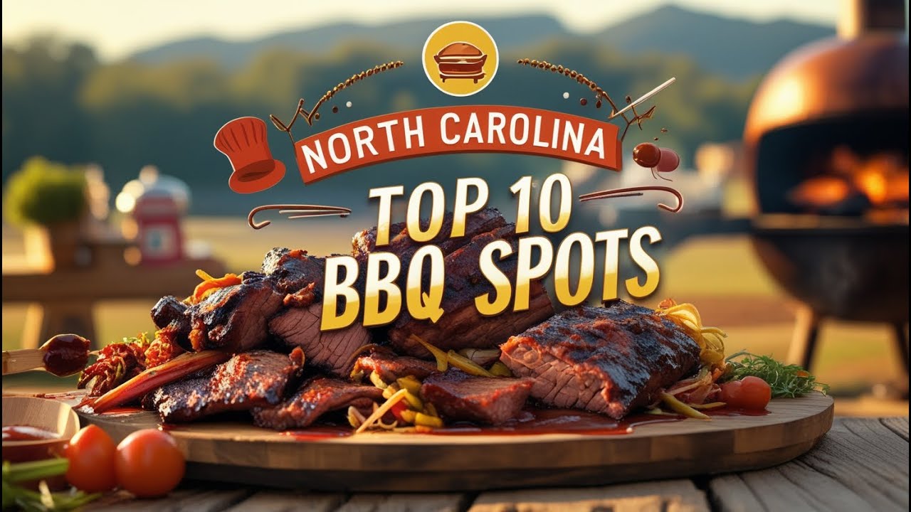North Carolina's Top 10 Must-Try BBQ Spots!