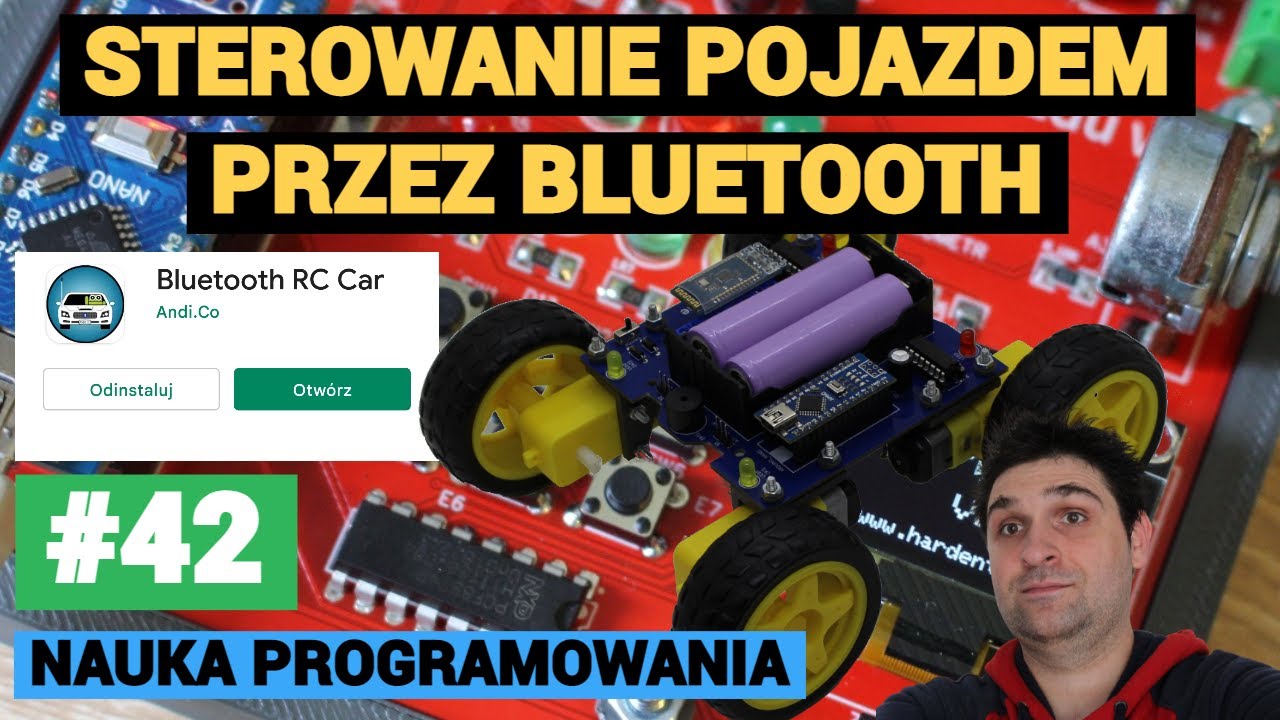 kurs Arduino programowanie -  Sterowanie pojazdem przez bluetooth - PEŁEN PROGRAM - #42