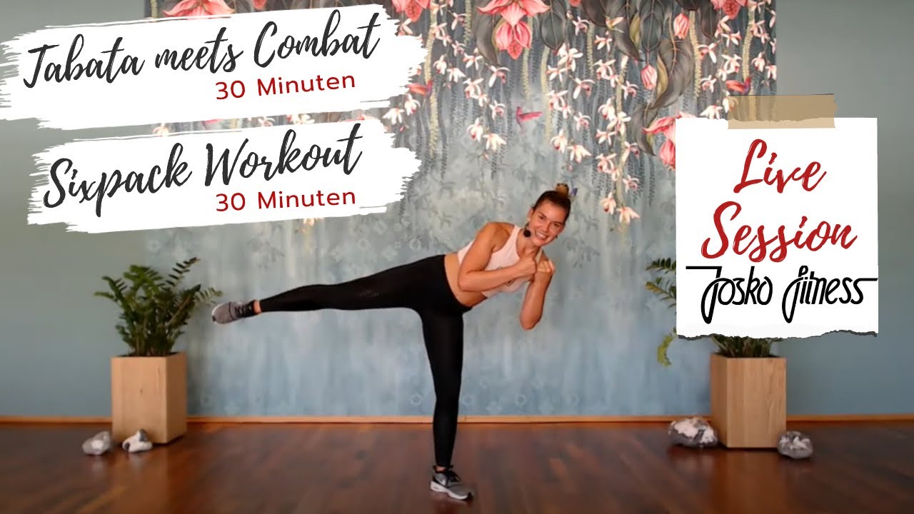 Tabata meets Combat & Sixpack Workout mit Fabienne LIVE @ JOSKO FITNESS