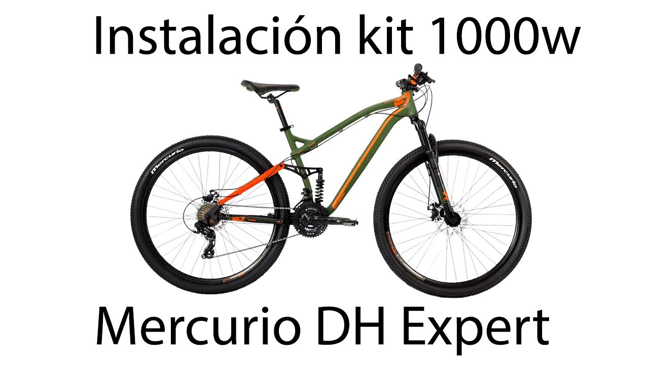BICICLETA ELECTRICA | MONTAR EL KIT 1000w DOBLE SUSPENSION Mercurio DH Expert 50 Km/h⚡🚴🏼‍♀️