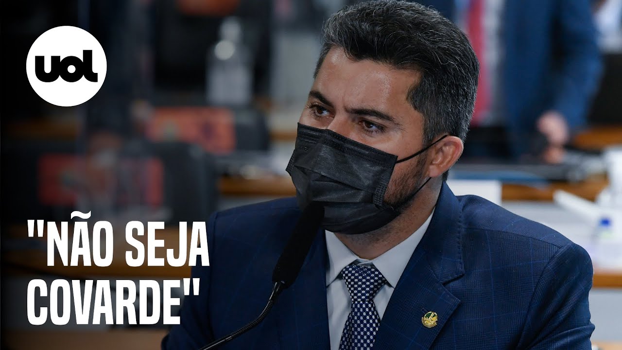 Omar Aziz e Marcos Rogério batem boca durante sessão da CPI