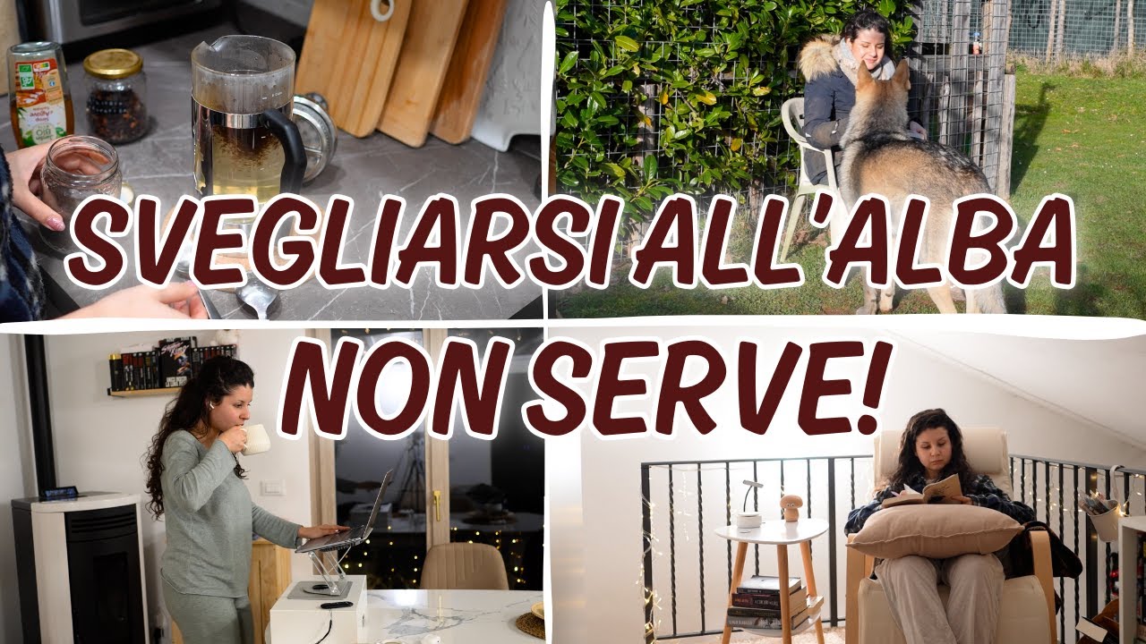 MORNING e NIGHT ROUTINE di chi NON si alza presto - La mia giornata PRODUTTIVA PERFETTA 🤩