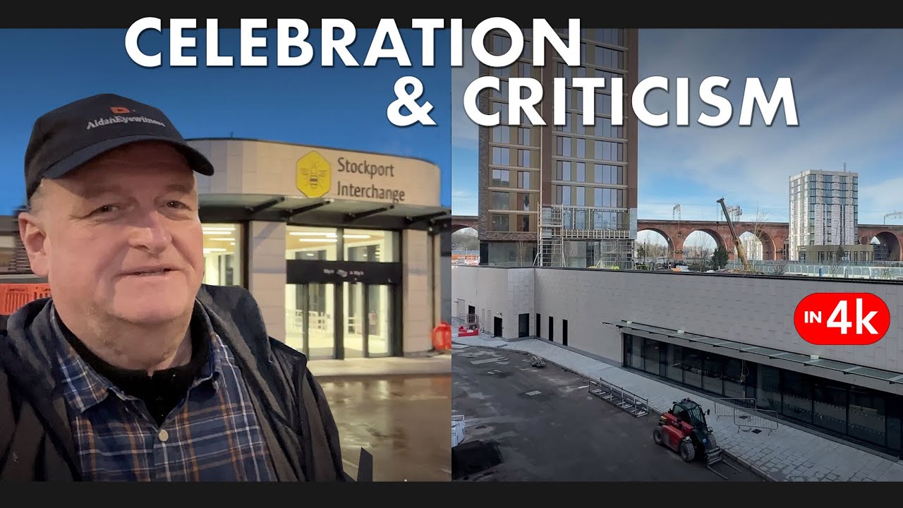 STOCKPORT INTERCHANGE 2021-24 | Celebration & Criticism Then & Now + Drone