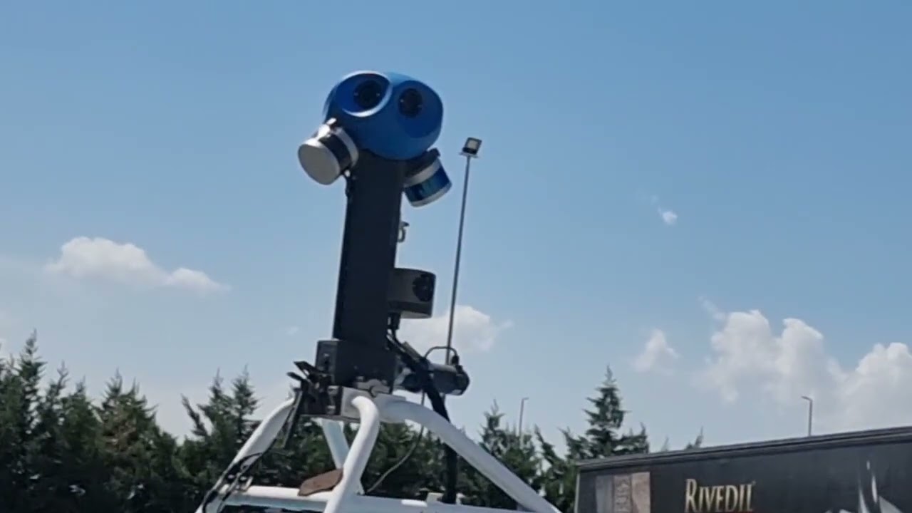 google Street View car.#গুগল এর গাড়ি।