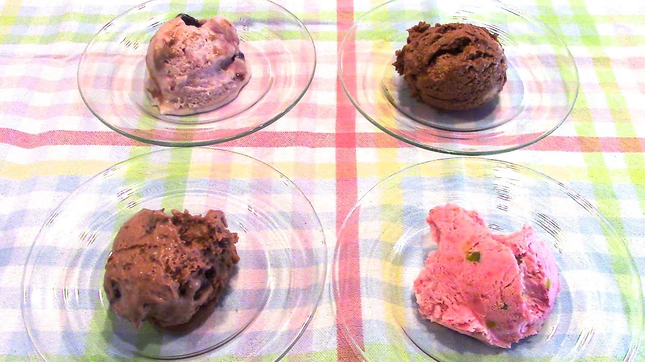 CREMIGES EIS ohne Maschine | Nutella, Amarena, Himbeer & Schokobanane