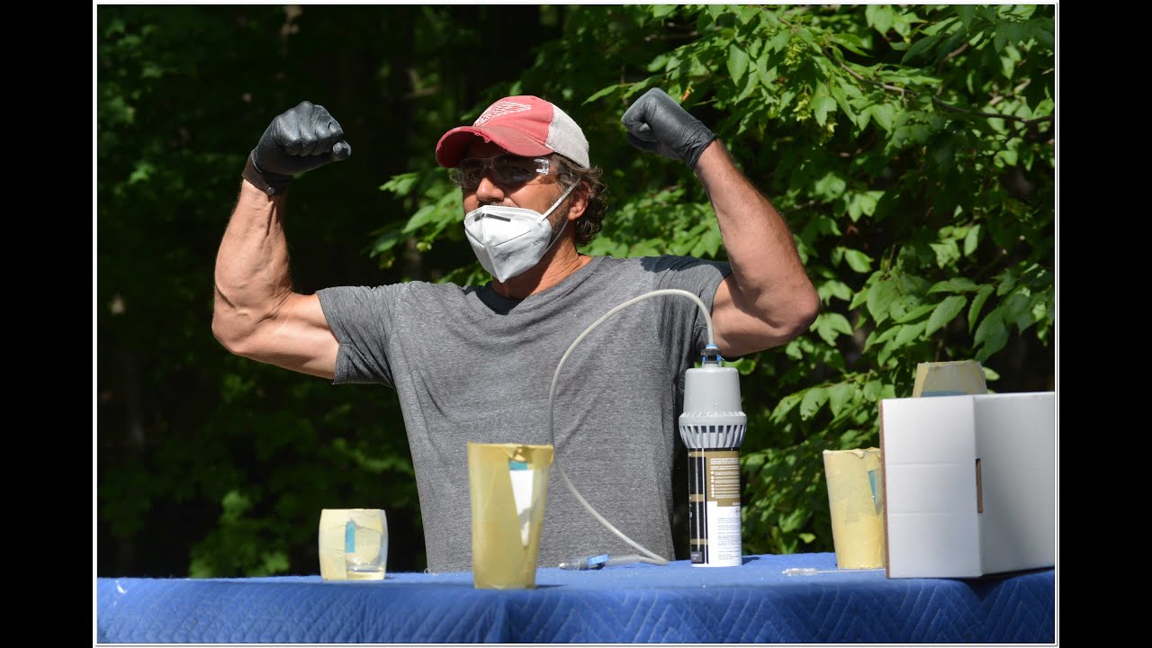 Glass Etching with actor Thorsten Kaye, from the 'The Bold and the Beautiful' Daytime TV Show