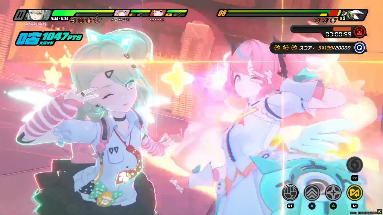 【ゼンゼロ】危局強襲戦 ver2.6_第2期 ヴェスポ vs 怪啖エンジェル 65000pt