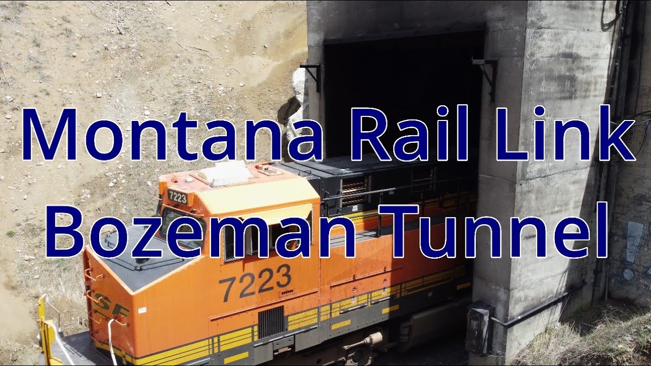 Montana Rail Link - Bozeman Tunnel - 4K Aerial Cinematic