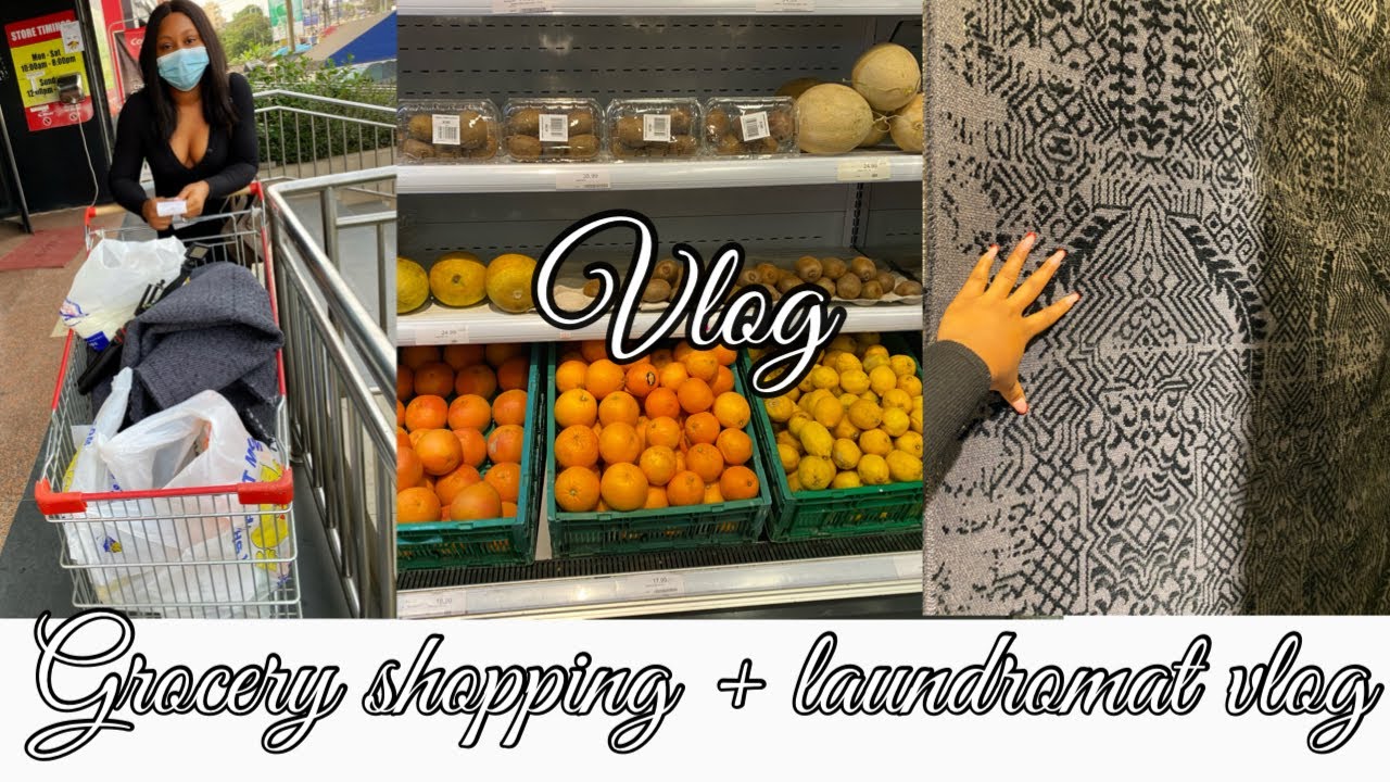 Ghana vlog |Grocery shopping|laundromat|Buying a new carpet for the living room