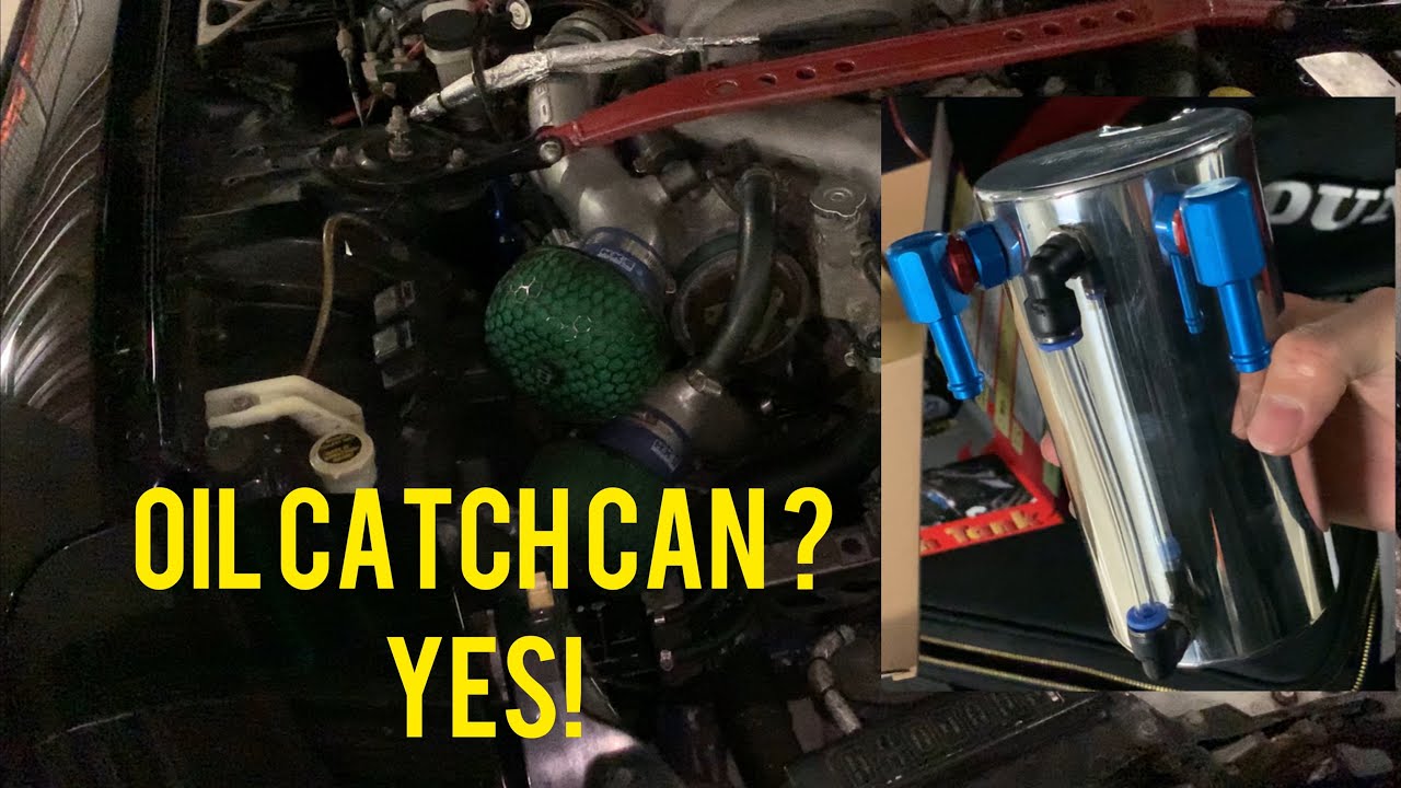 Oil Catch Can Setup For The Mazda RX7 FD3S