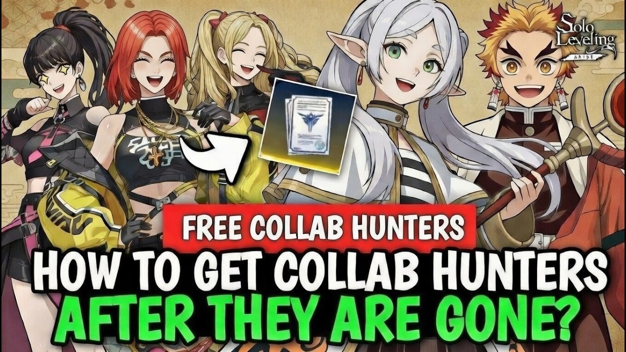 GET OLD SSR COLLAB HUNTERS FOR FREE! ONCE GONE!  [Solo Leveling: Arise]