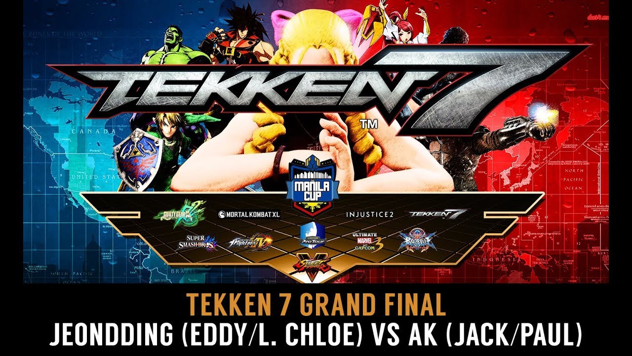 GRAND FINAL: Jeondding (Eddy/Lucky Chloe) vs AK (Jack/Paul/Shaheen) - Manila Cup 2017 - Tekken 7