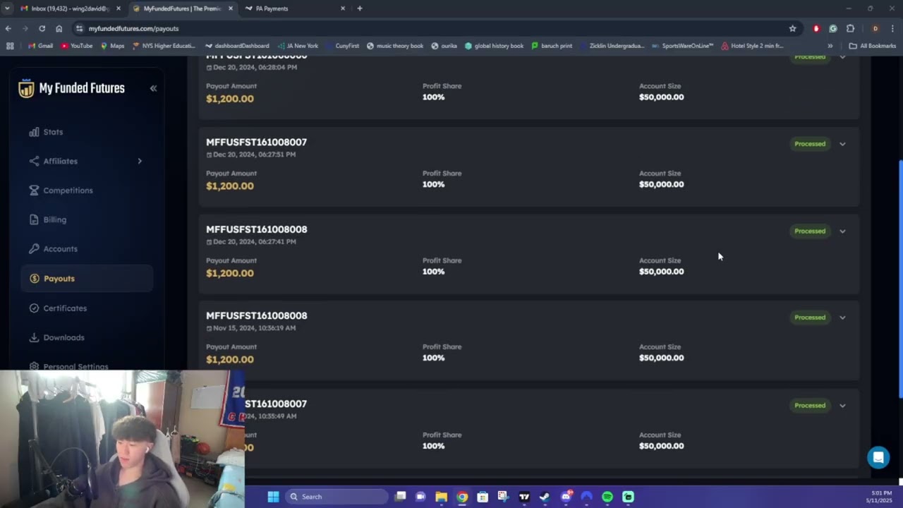 day 0- trading $100 to $10,000 as a 19 year old college student