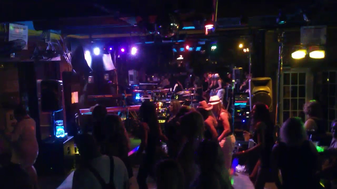 Light set up Jimmy Bs Beach Bar for Groove 41