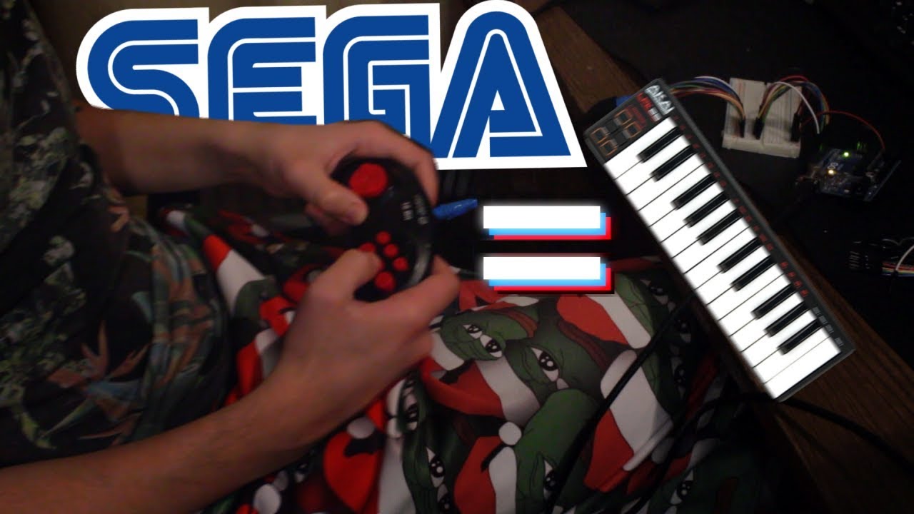 Миди-клавиатура из геймпада от СЕГИ | SEGA JOYSTICK MIDI KEYBOARD