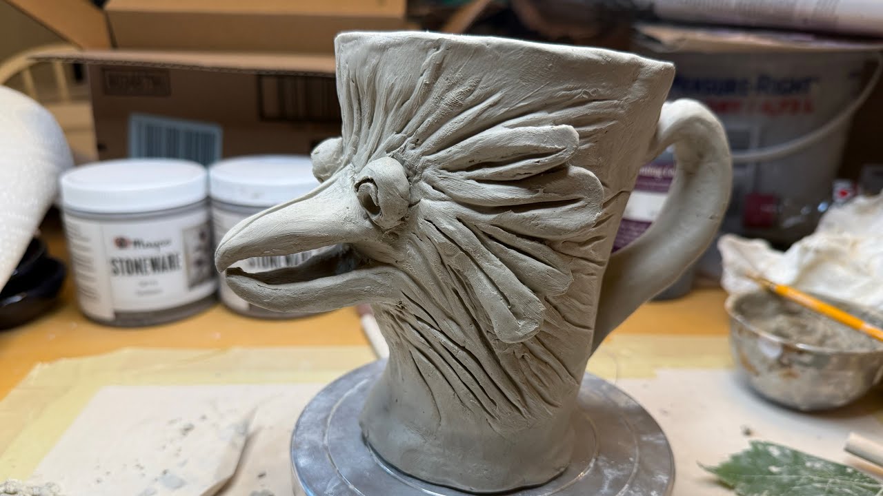 Designing your own original hand built ceramic mug step by step