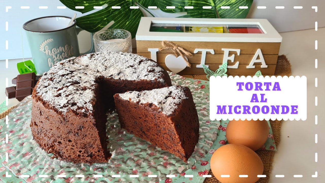 TORTA AL MICROONDE al cioccolato
