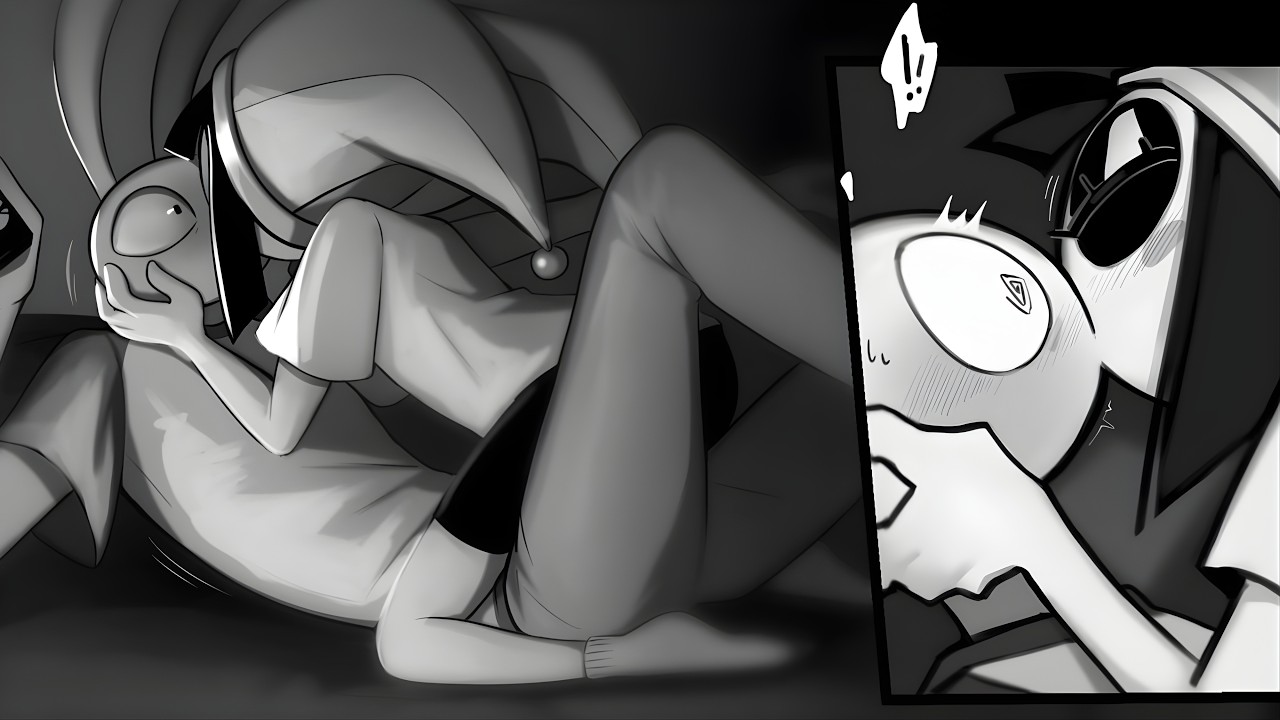 Pomni KISSED Jax During Movie Night?!🍿😳 | Pomni x Jax | The Amazing Digital Circus Comic Dub