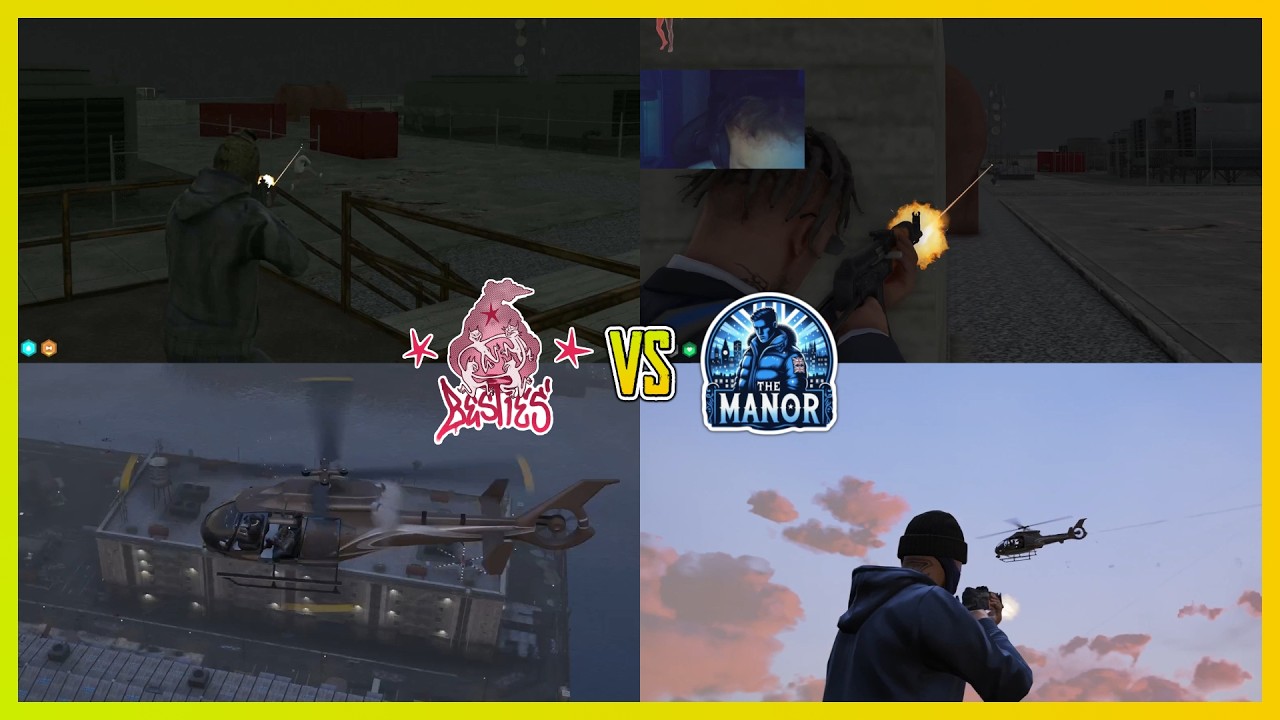 Besties vs Big Manor Gang // Cargo Ship At The Docks (Multi POVs) | NoPixel 4.0 GTA RP