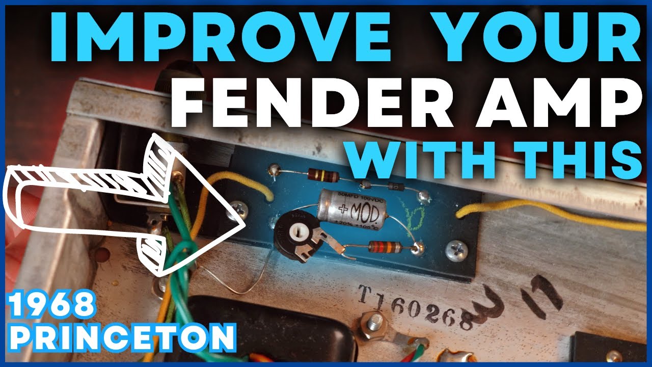 ADJUSTABLE Bias mod on vintage fender amplifiers (easy) | PART 1
