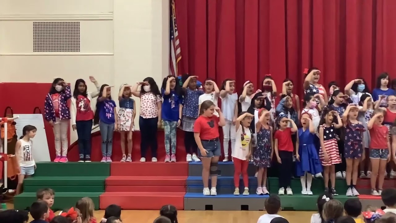 Grand Old Flag Hampton Street 2nd graders 6/3/2022