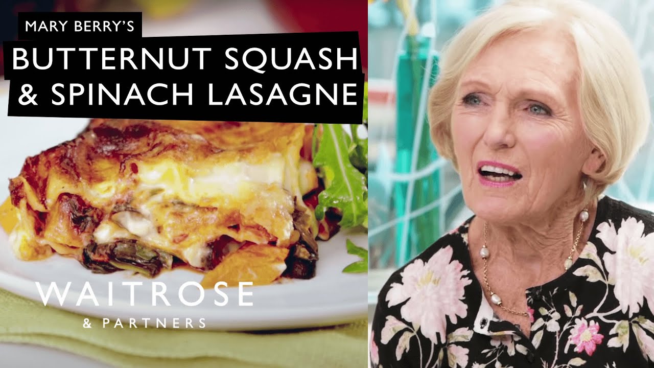Mary Berry's Butternut Squash and Spinach Lasagne | Waitrose