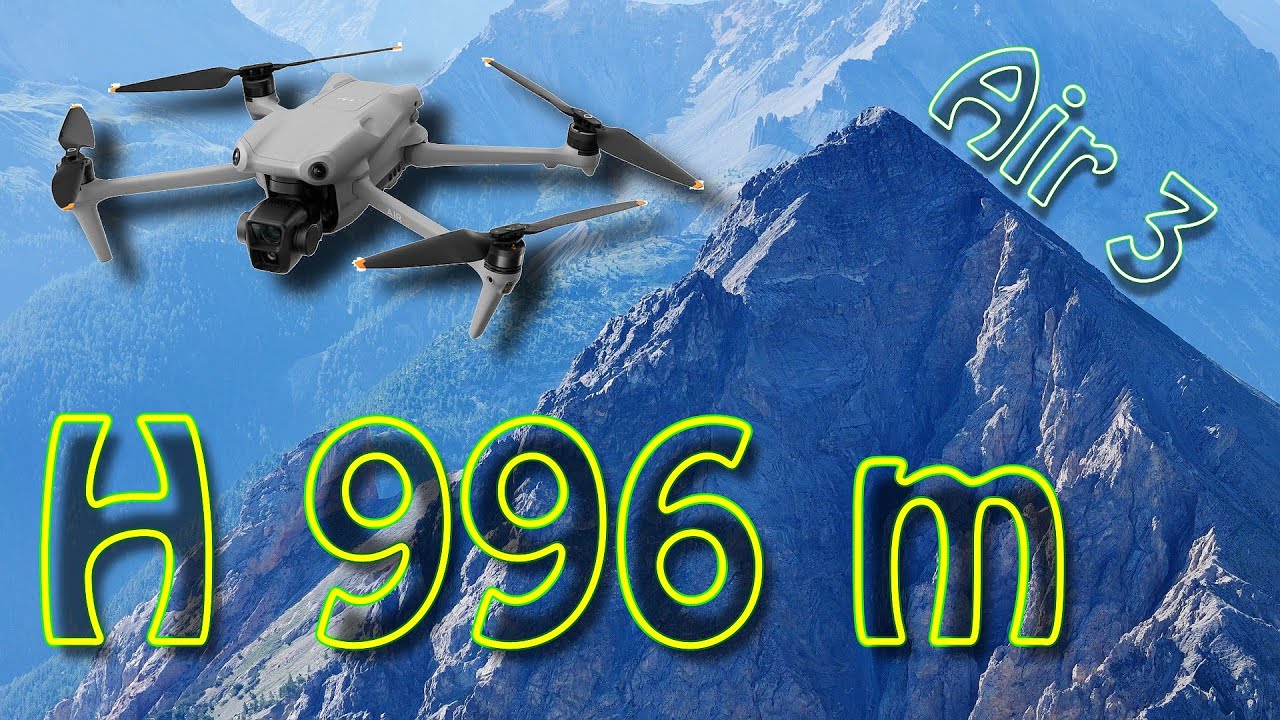 DJI Air 3 Test altezza max: sfioriamo i 1000 metri!