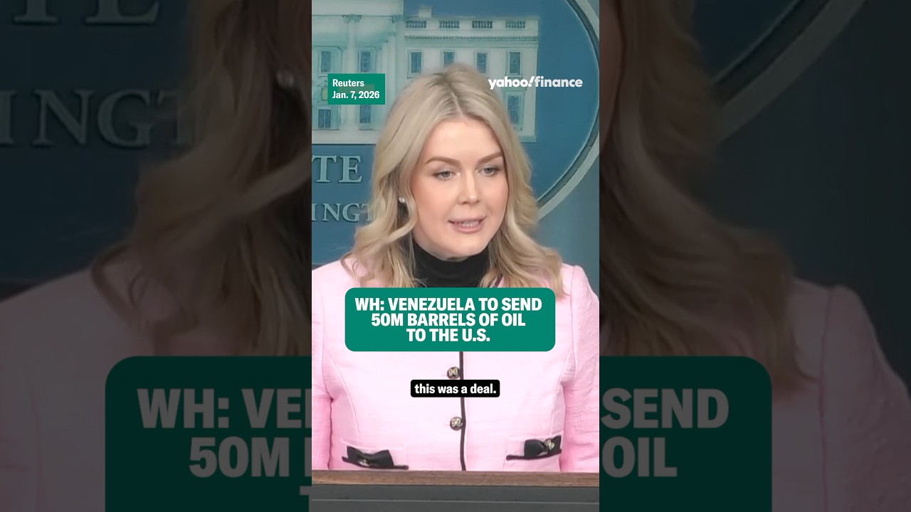 WH confirms Venezuela is sending 50 million barrels of oil to the US. 🛢️
