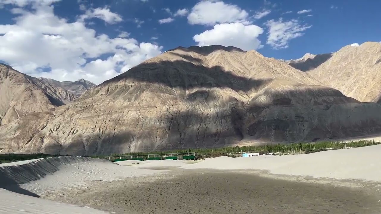 Sumur Sand Dunes in Ladakh - much better than sand dunes you see in Hunder, Nubra valley
