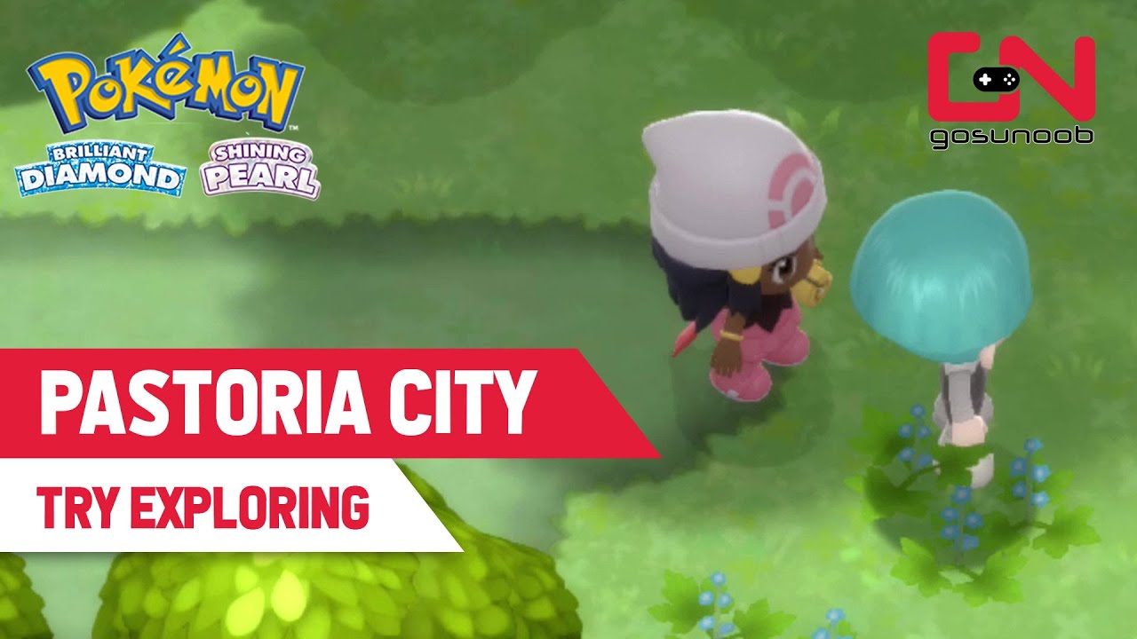 Try Exploring Pastoria City Pokemon Brilliant Diamond and Shining Pearl