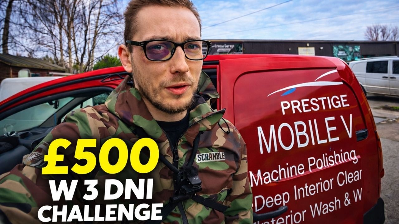 Czy zarobię £500 w 72h na myciu aut w UK? - Challenge
