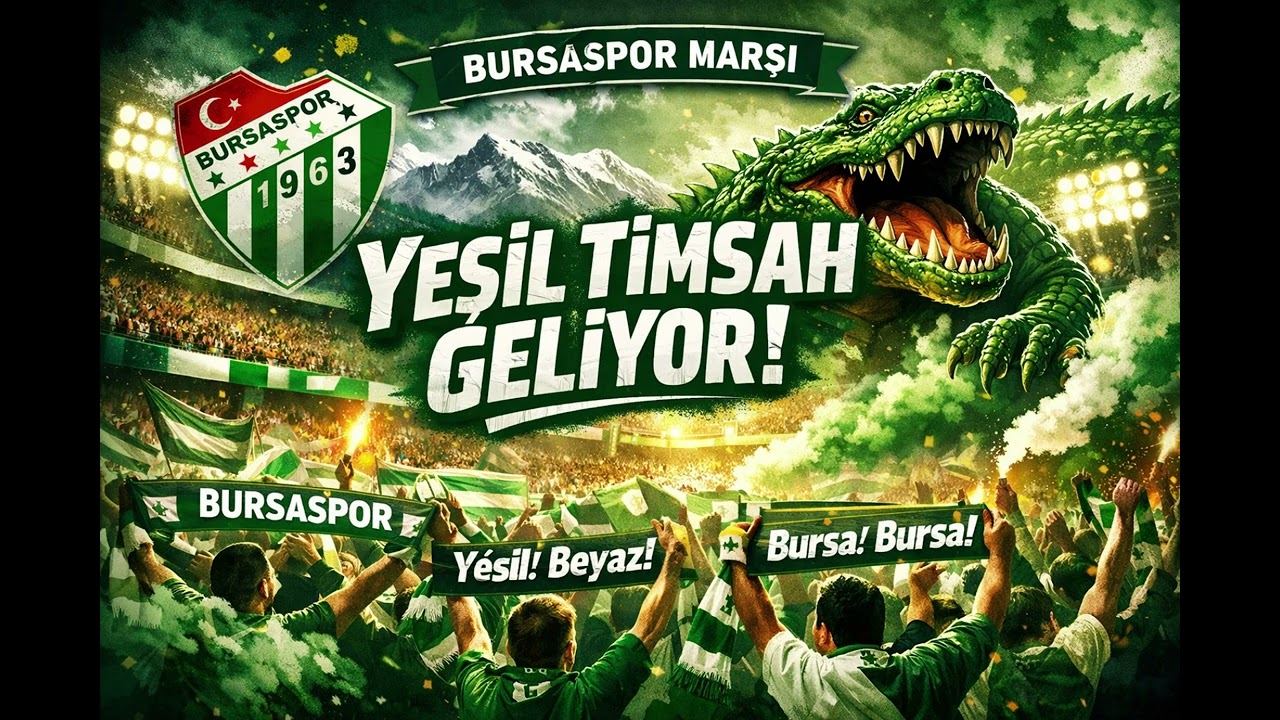 Yeşil Timsah Geri Dönüyor! | Bursaspor Marşı 2026