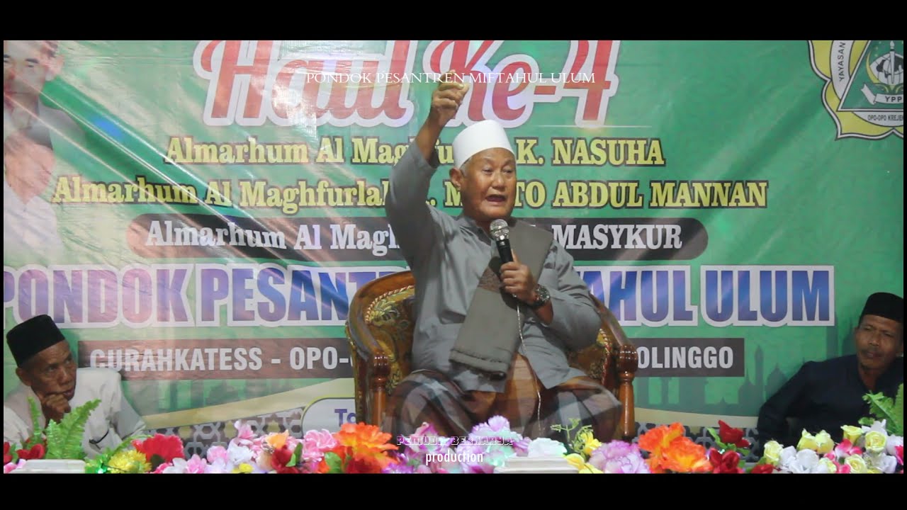 Ceramah Agama KH.Munir Cholili |Haul_4. Alm.KH.Masykur Pendiri PPMU