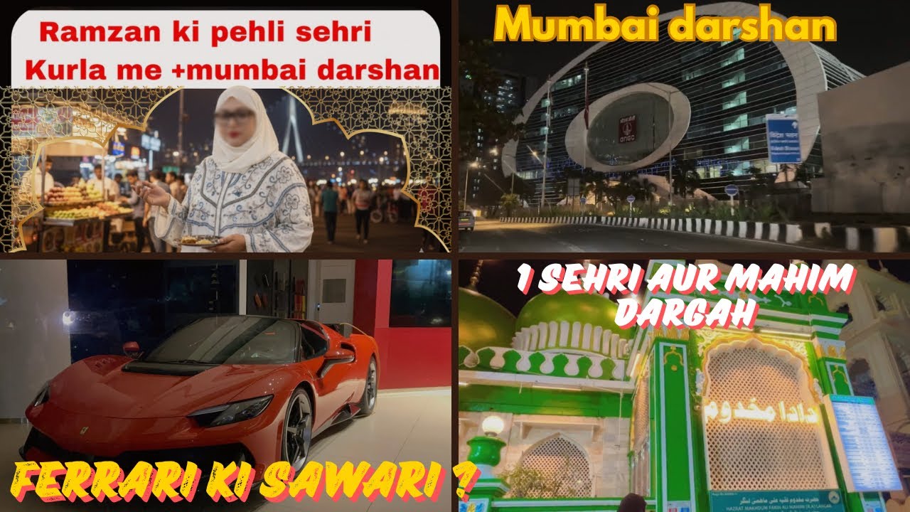 Ramzan Ki Pehli Sehri | Kurla Se Mumbai Darshan Tak 🌙✨|| Sadaf Shaikh 
