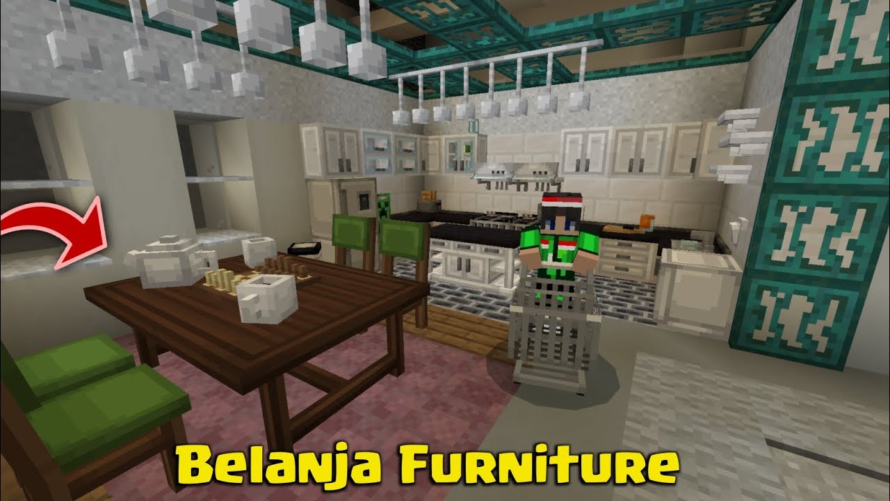 Belanja Furniture Untuk Perlengkapan Rumah Di MCPE 