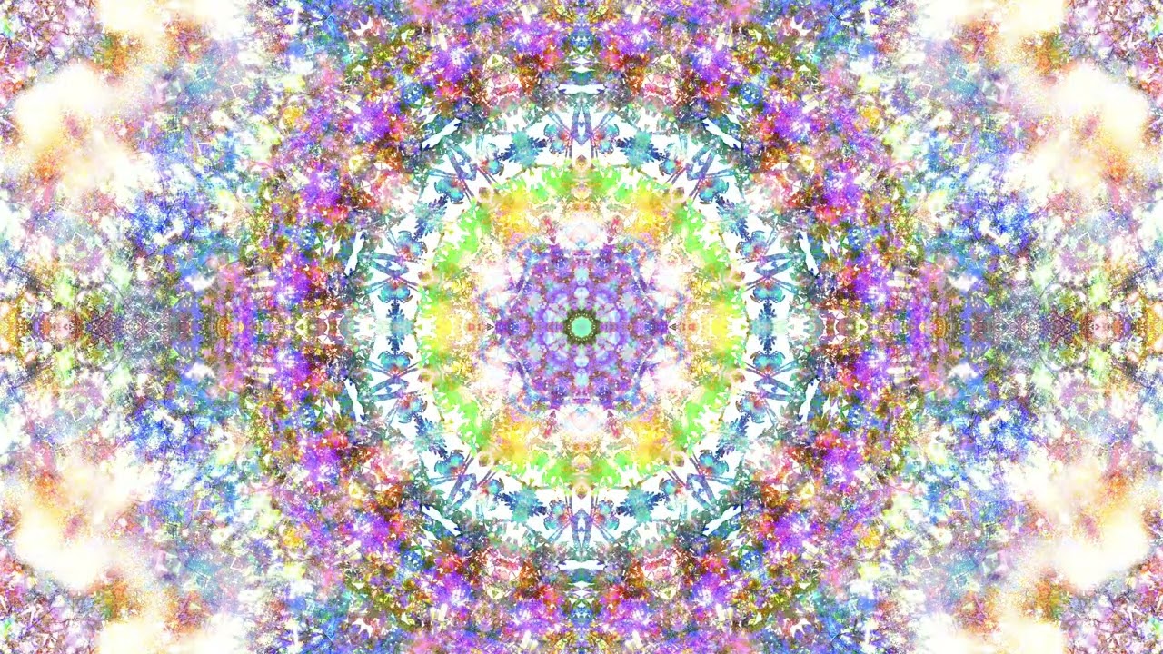 「千紫万紅 9 」万華鏡  (音楽＆自然音) 「Colorful 9」   kaleidoscope (music & natural sounds)