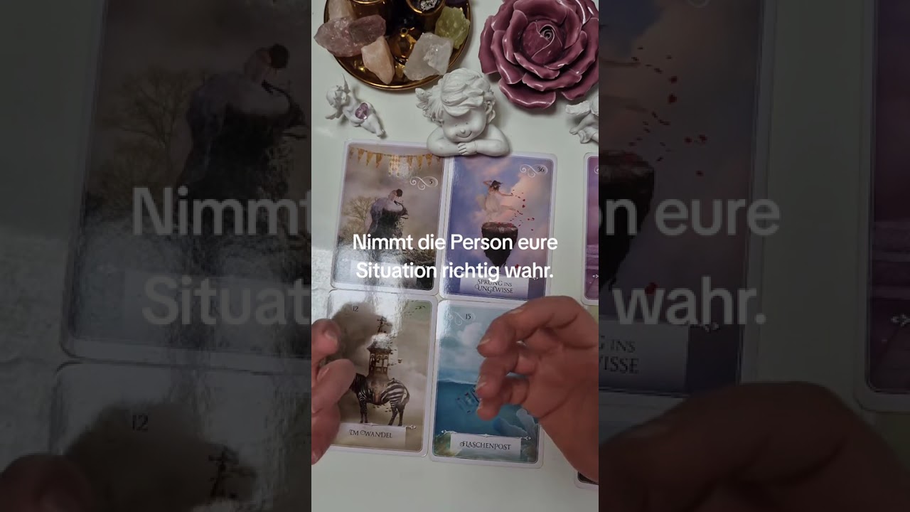 Nimmt die Person eurer Situation richtig wahr.