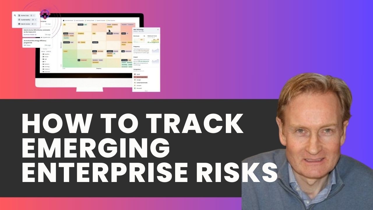 How enterprise risk managers can track emerging risks with AI