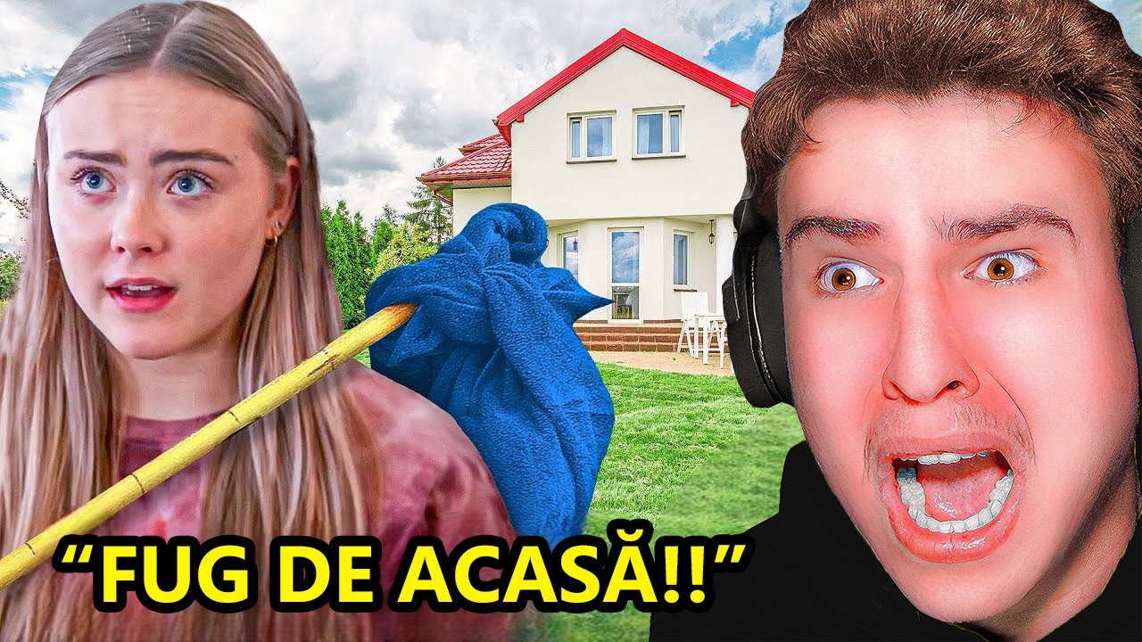 FATĂ RĂSFĂȚATĂ FUGE DE ACASĂ!!